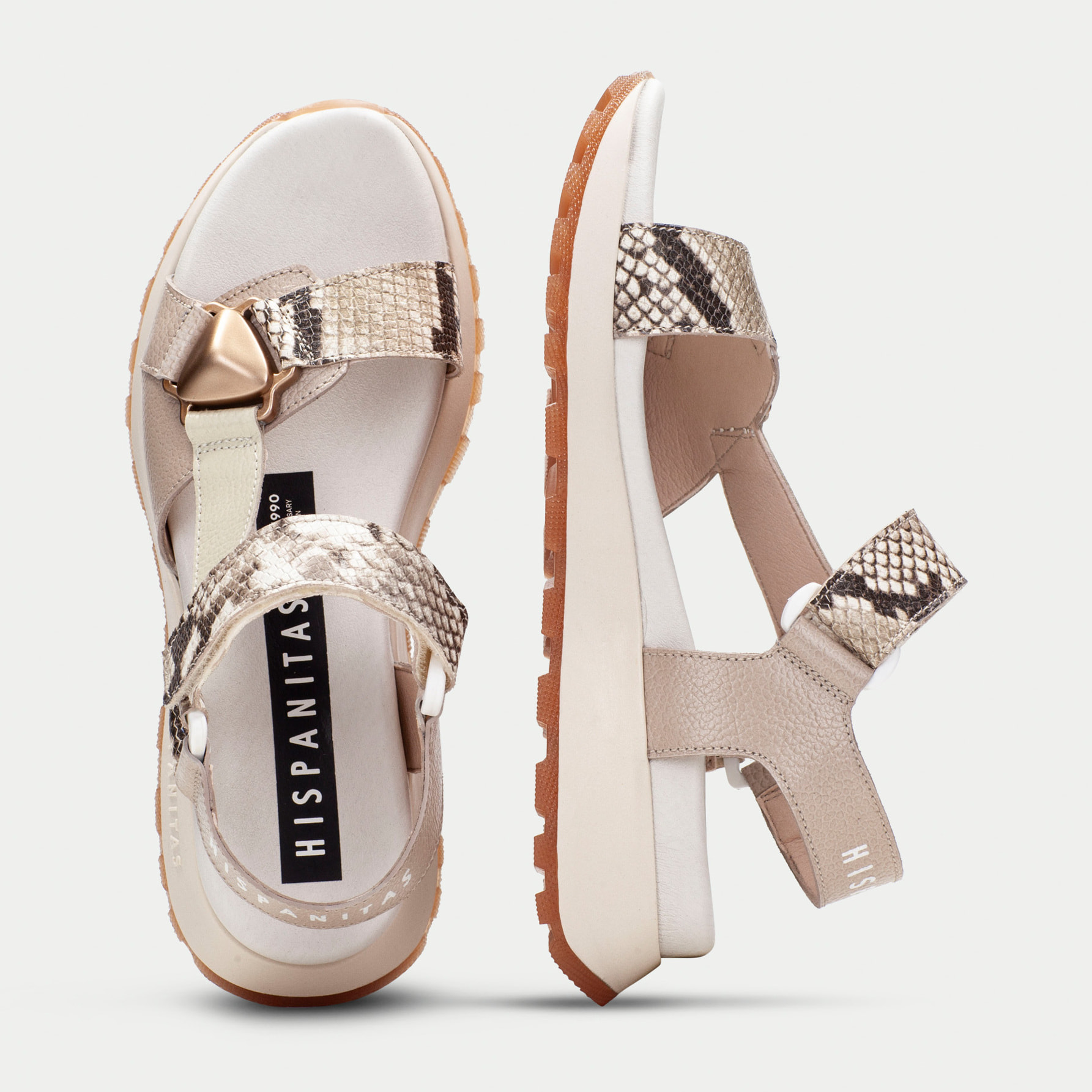 Sandalia Sport Maui Taupe 4,5 cm