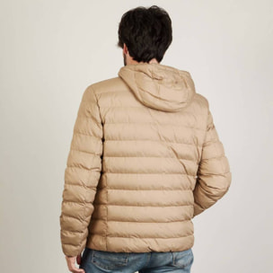 Abrigos Hombre de la marca GEOX  modelo M2628A T2937 M DENNIE HOOD JACKET MARRON CLARO