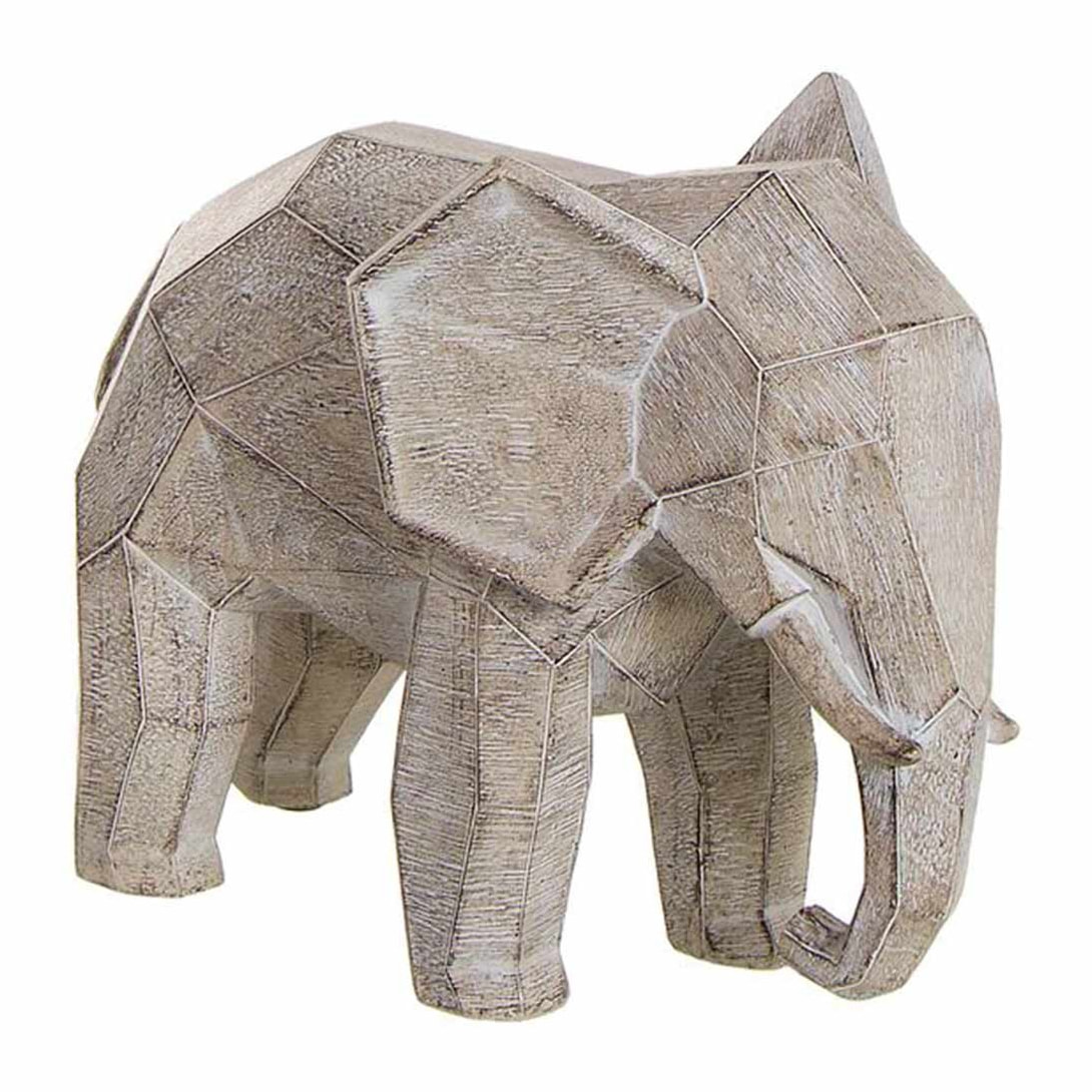 Figurine éléphant aleixo gris 15cm