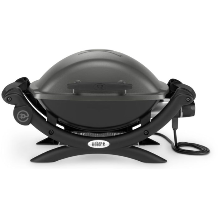 Barbecue électrique WEBER Q1400 Dark grey à poser  43x32 cm