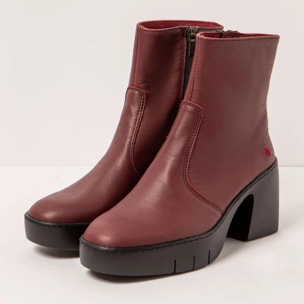 Botines con tacón 1656 NAPPA BURDEOS/SOFIA color Burdeos