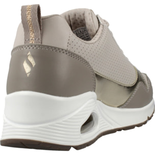 Sneakers De  Mujer Uno Metallic Sliders Beis