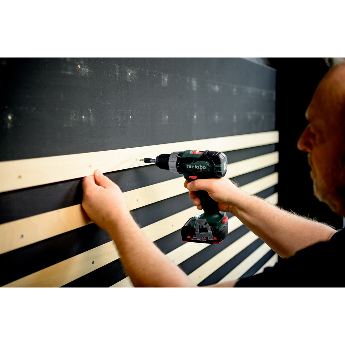 Perceuse-visseuse sans fil - BS 18 L Set - METABO - avec 2 batteries 18V2.0Ah - chargeur - coffret et accessoires - 614051710