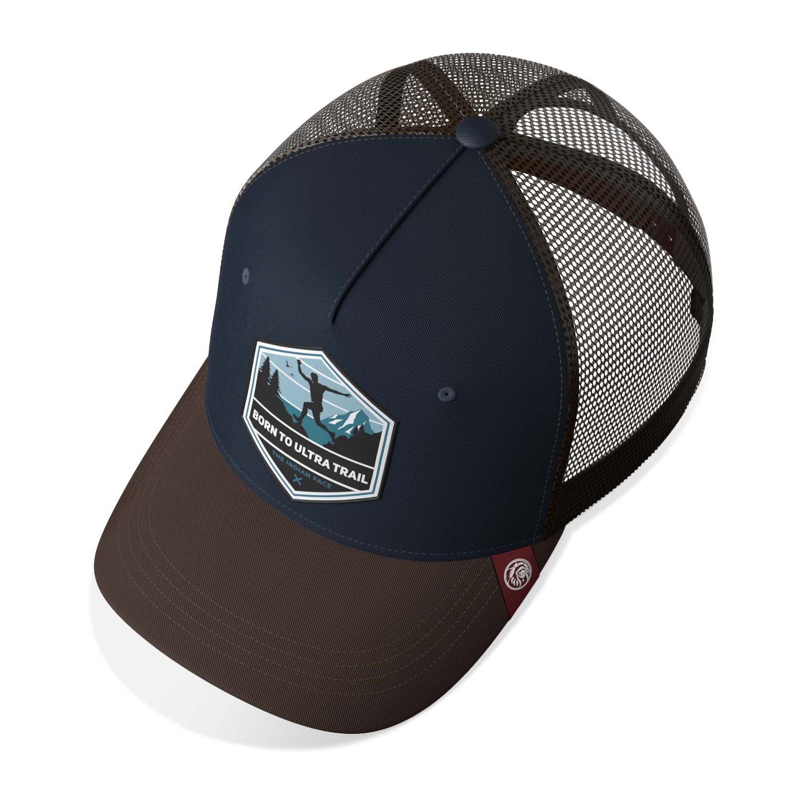 Gorra Trucker Born to Ultratrail Azul The Indian Face para hombre y mujer