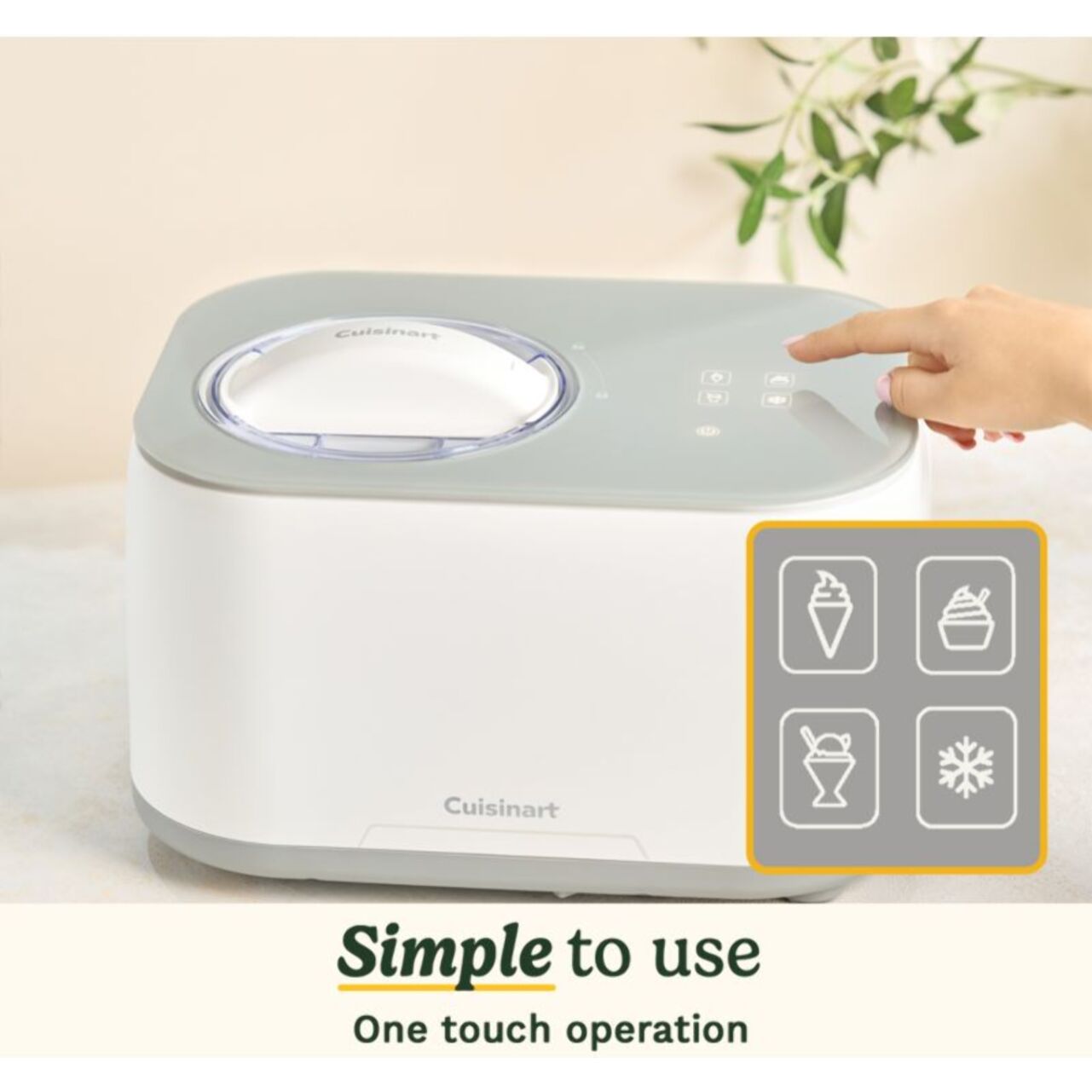 Sorbetière CUISINART ICE90E Machine à glace et à gelato