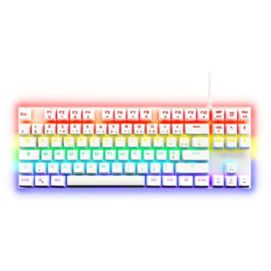 Clavier gamer THE G-LAB KEYZ MERCURY FR BLANC