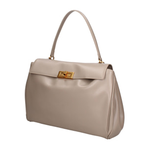 Borsa a mano da donna Made in Italy - Modello Lyria Pro - 100% pelle - 34.0 x 25.0 x 12.0 cm