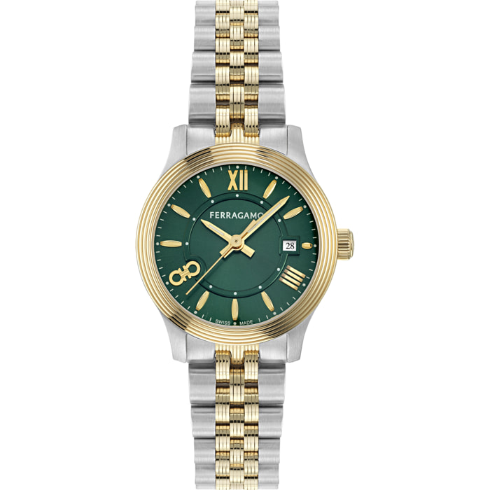 Ferragamo Reloj Analógico De Cuarzo Ac-Ferragamo Duo 28Mm-Fw