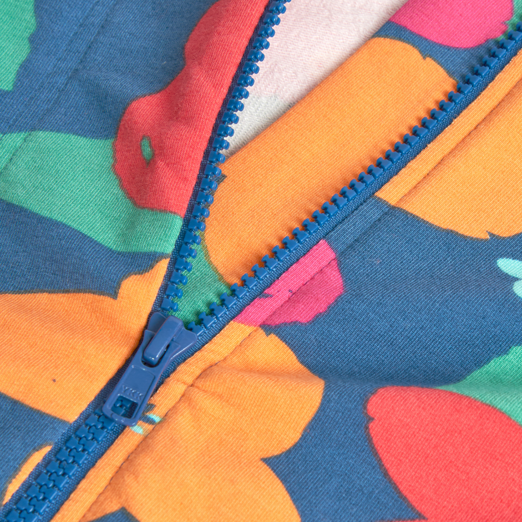 Chaqueta felpa flores de niña -BCI