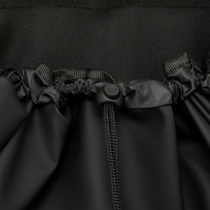 Chariot de course pliable noir 6 roues 36L