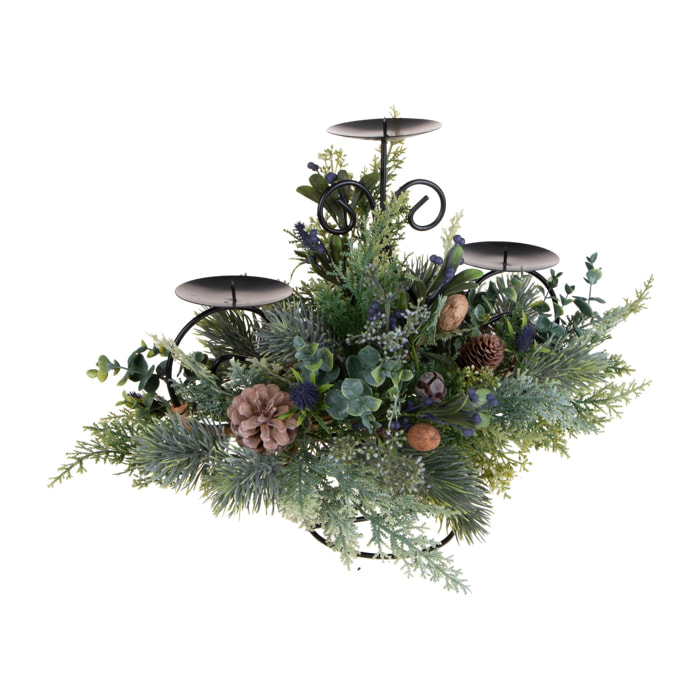 P/candele ghiande e mirtil - Pezzi 1 - VERDE - Bianchi Dino SpA
