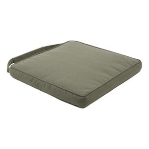 Galette de chaise Korai vert laurier 40x40cm