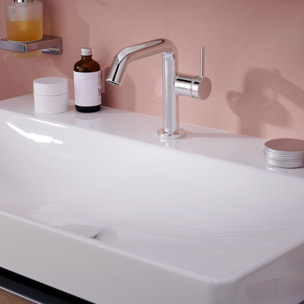 Mitigeur lavabo Tecturis S 110 Fine Ecosmart+ avec bonde clic-clac, Chromé
