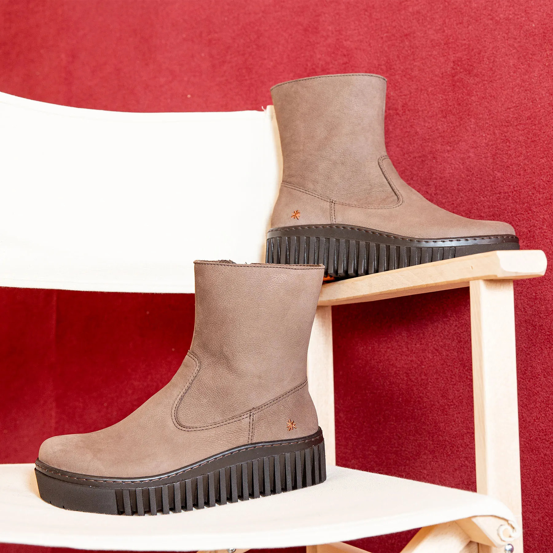 Botines 1531 NAPPA BURDEOS/BRIGHTON color Burdeos