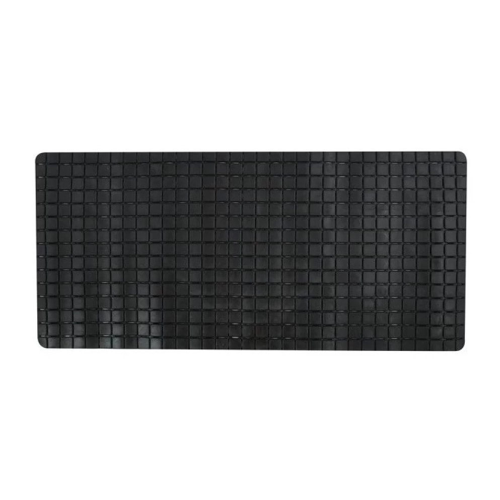 Tapis Fond de baignoire antidérapant Caoutchouc QUADRO 36x76cm Noir MSV