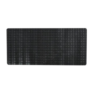 Tapis Fond de baignoire antidérapant Caoutchouc QUADRO 36x76cm Noir MSV