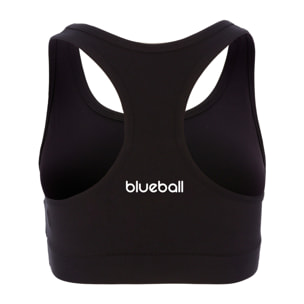 SUJETADOR DEPORTIVO SLIM PARA MUJER BLUEBALL EN NEGRO