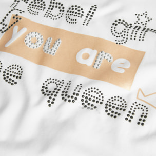 Camiseta punto elástico de niña -BCI