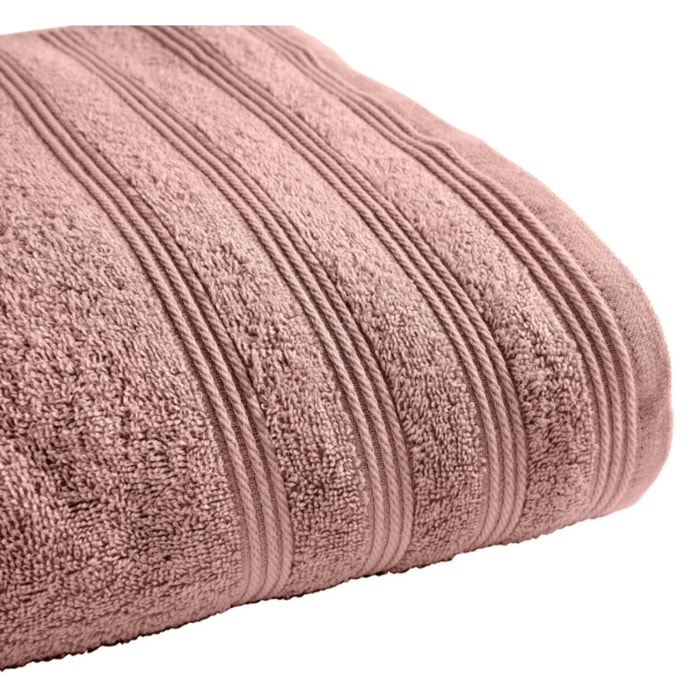 Drap de douche "Spa" 70 x 140 cm / 400 gr/m² - Couleur: "Spa" Vieux Rose