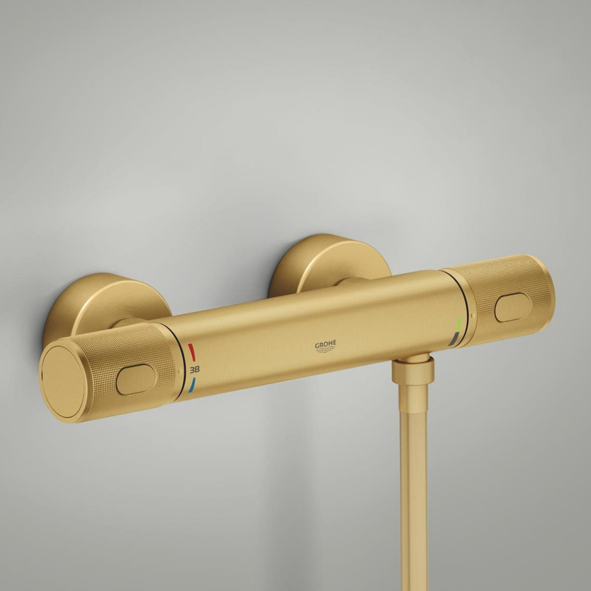 Mitigeur thermostatique Douche - Cool Sunrise brossé