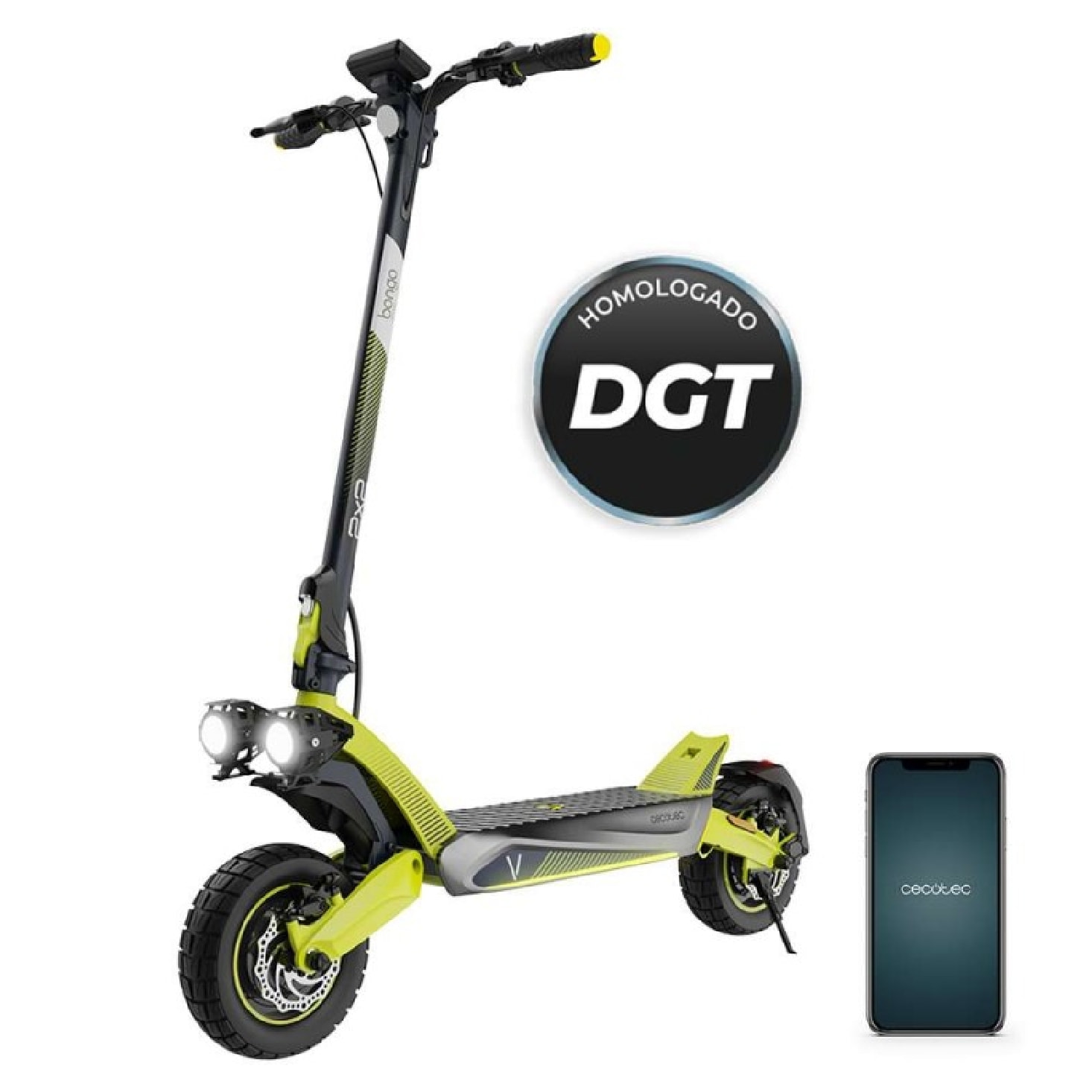 Cecotec Trottinette électrique ultra puissante Bongo V55 2x2 Connected