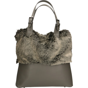 Borsa a mano da donna Solara Prime - Vera pelle - 36.0 x 32.0 x 14.0 cm