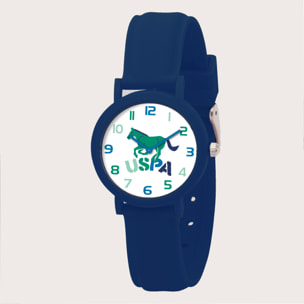 Orologio U.S. Polo Assn. In silicone blu