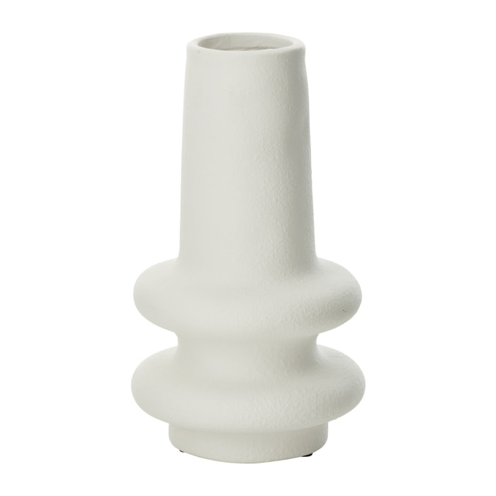 J-Line vase Lyra - céramique - blanc - small - 32 cm de hauteur