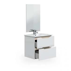 Mueble de baño Nexa con espejo Blanco - Roble