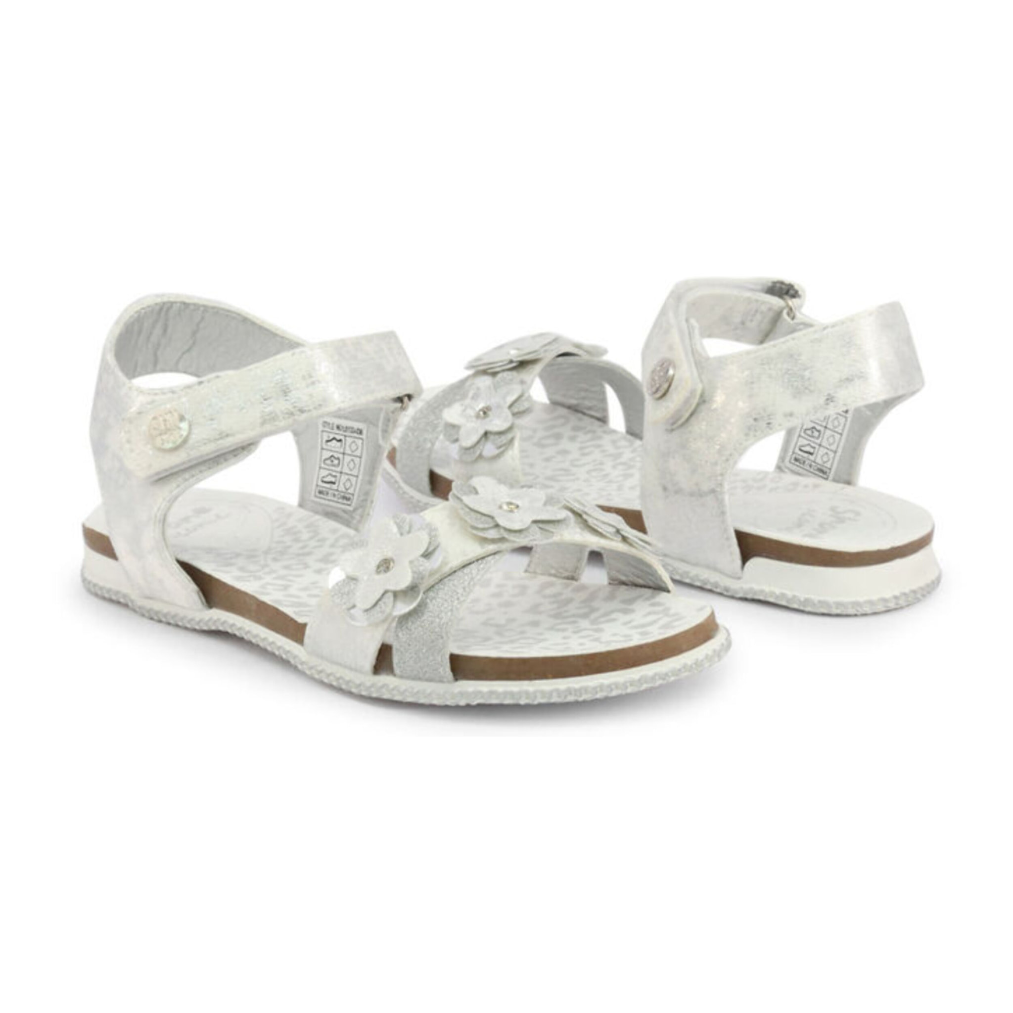 Shone L6133-036 - White/Silver