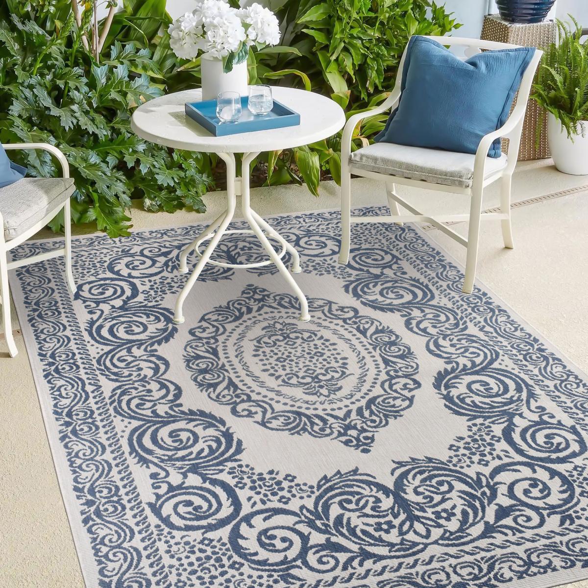 Tapis extérieur, kilim reversible EX1 BORI