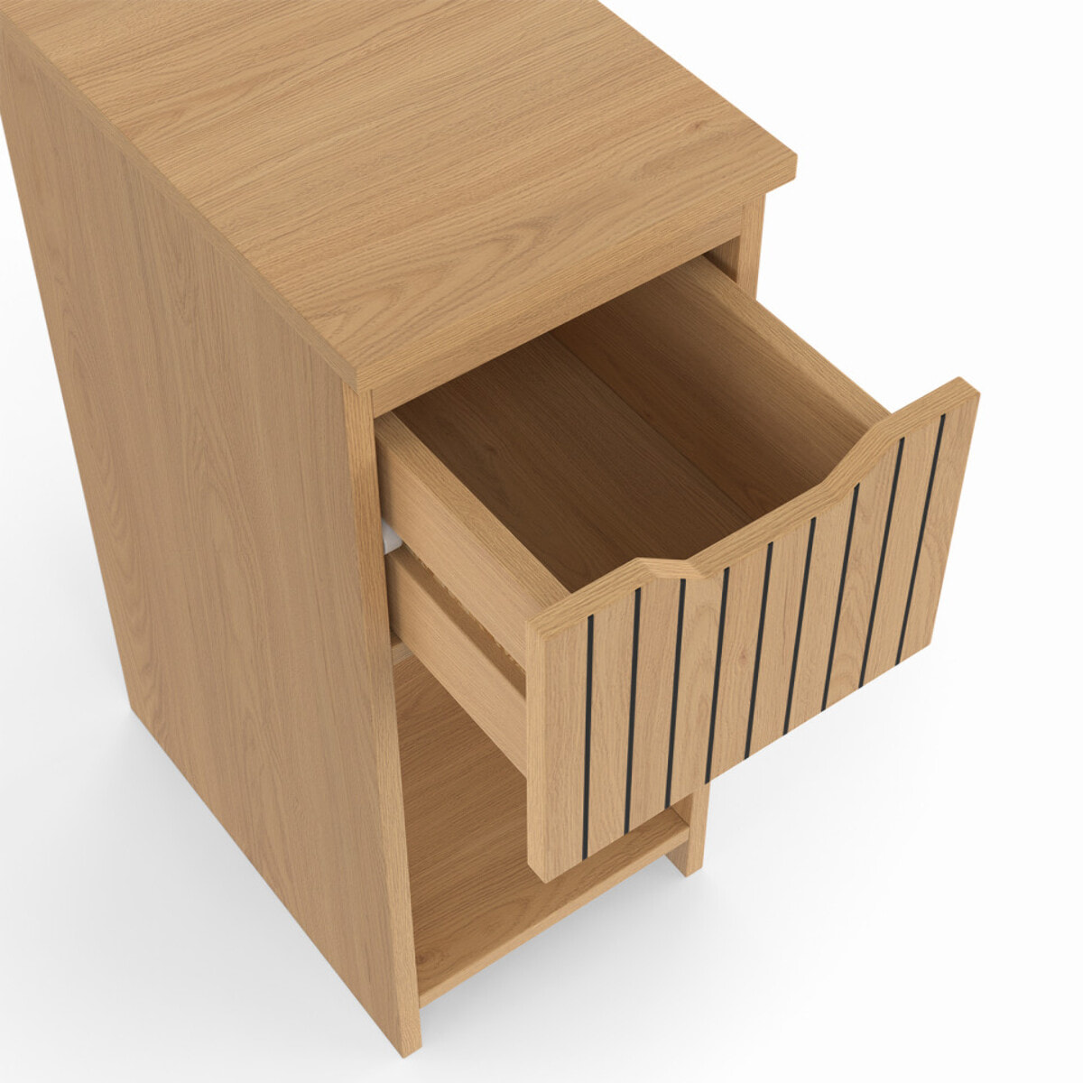 Tables de chevet Faustine avec 1 tiroir - lot de 2