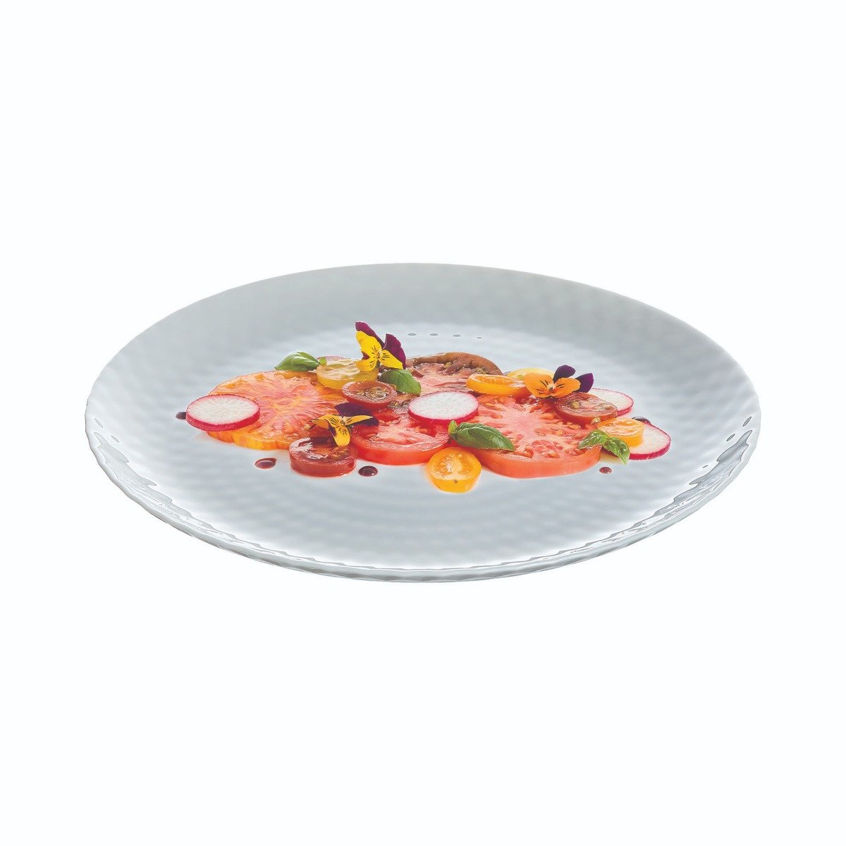 6 platos llanos grises 25 cm Pampille - Luminarc