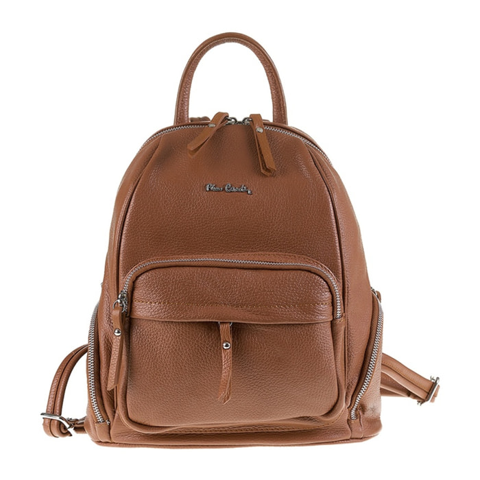 Zaino da donna in pelle Made in Italy - Modello Lunaria Pro - Casual - 28.0 x 31.0 x 14.0 cm