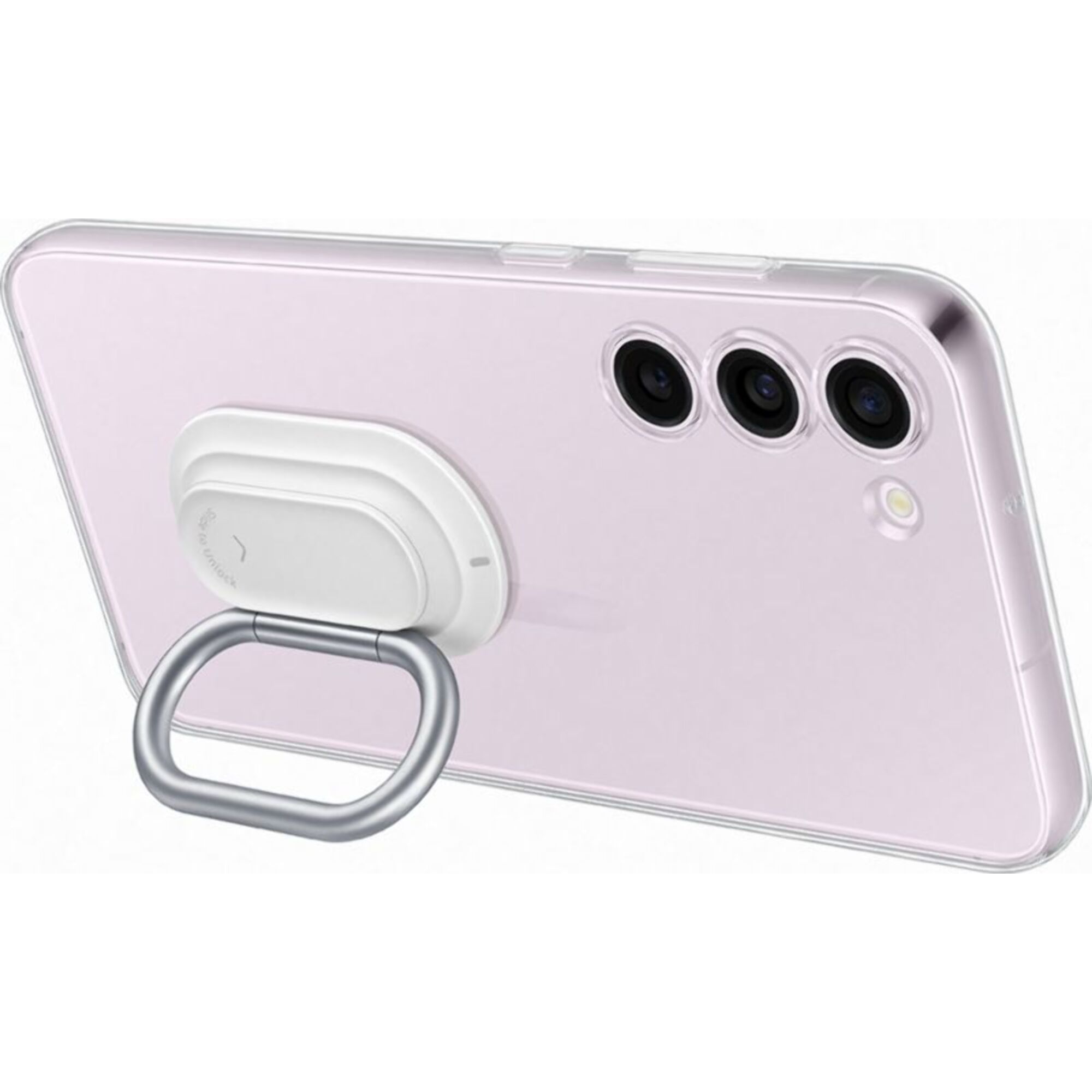 Coque SAMSUNG S23+ transparente support amovible