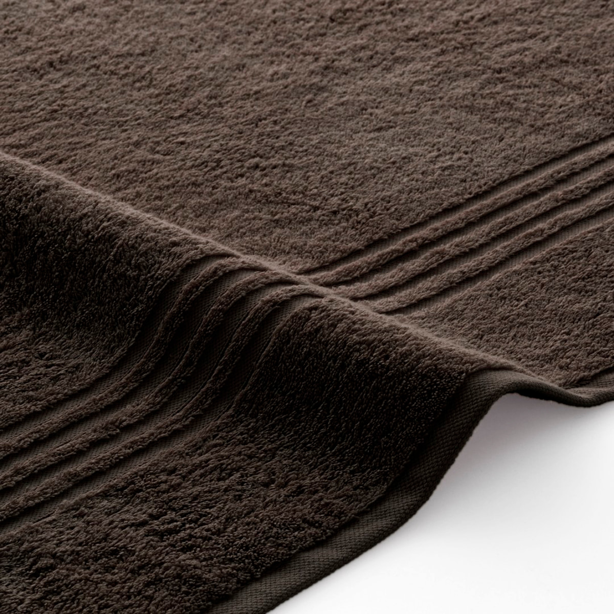 Set de serviettes éponge 100% Coton Éponge Peigné - 700 g/m2 CAFÉ