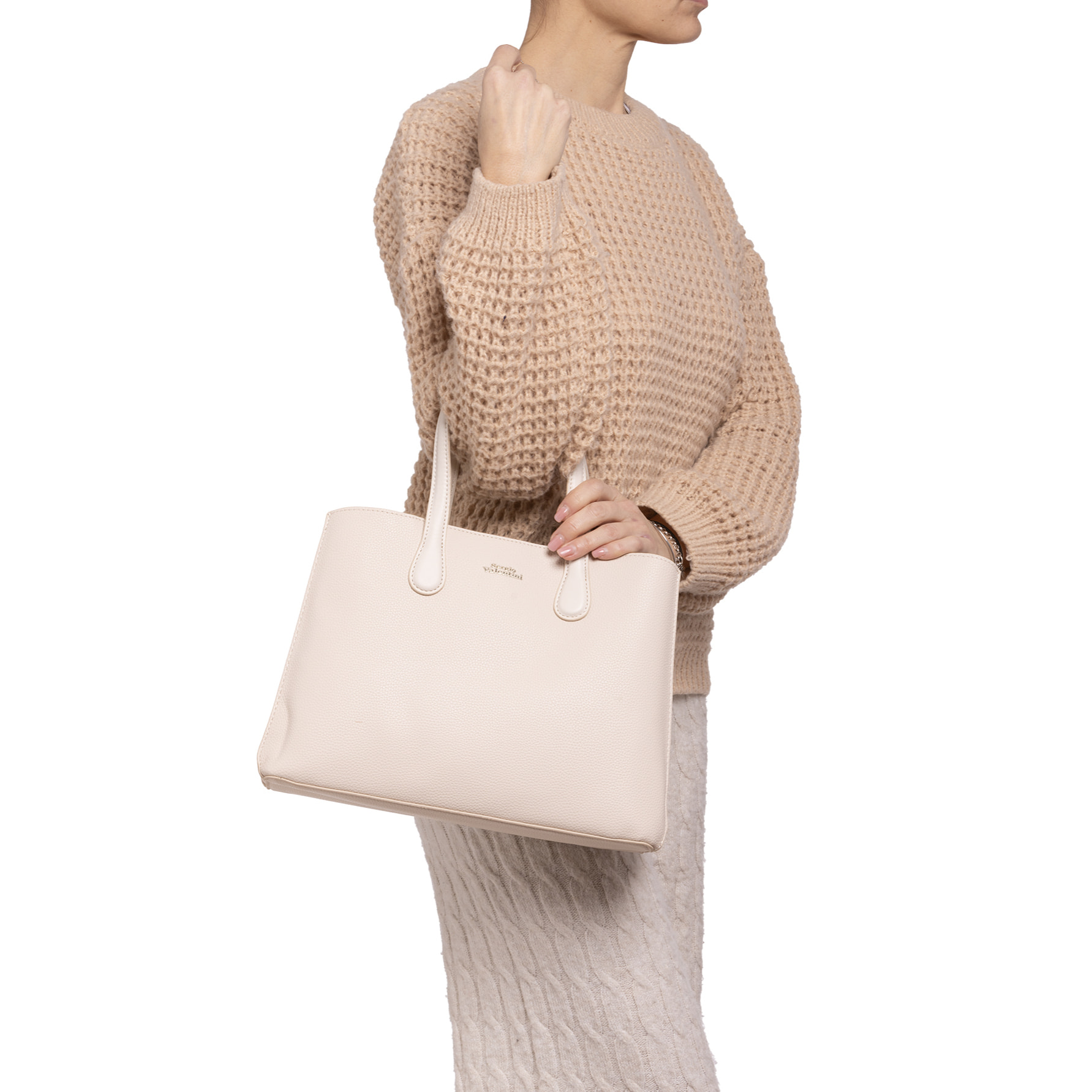 Borsa a mano  da donna ecopelle Prodotto Vegano 23x34x13 cm