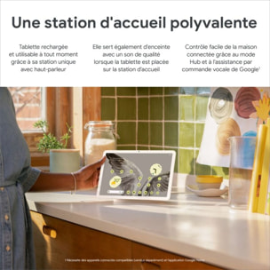 Station de chargement GOOGLE Station avec haut-parleur Porcelaine