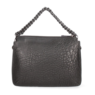 Borsa a spalla da donna Made in Italy - Lumina Elite - Vera pelle - 27.0 x 22.0 x 4.0 cm