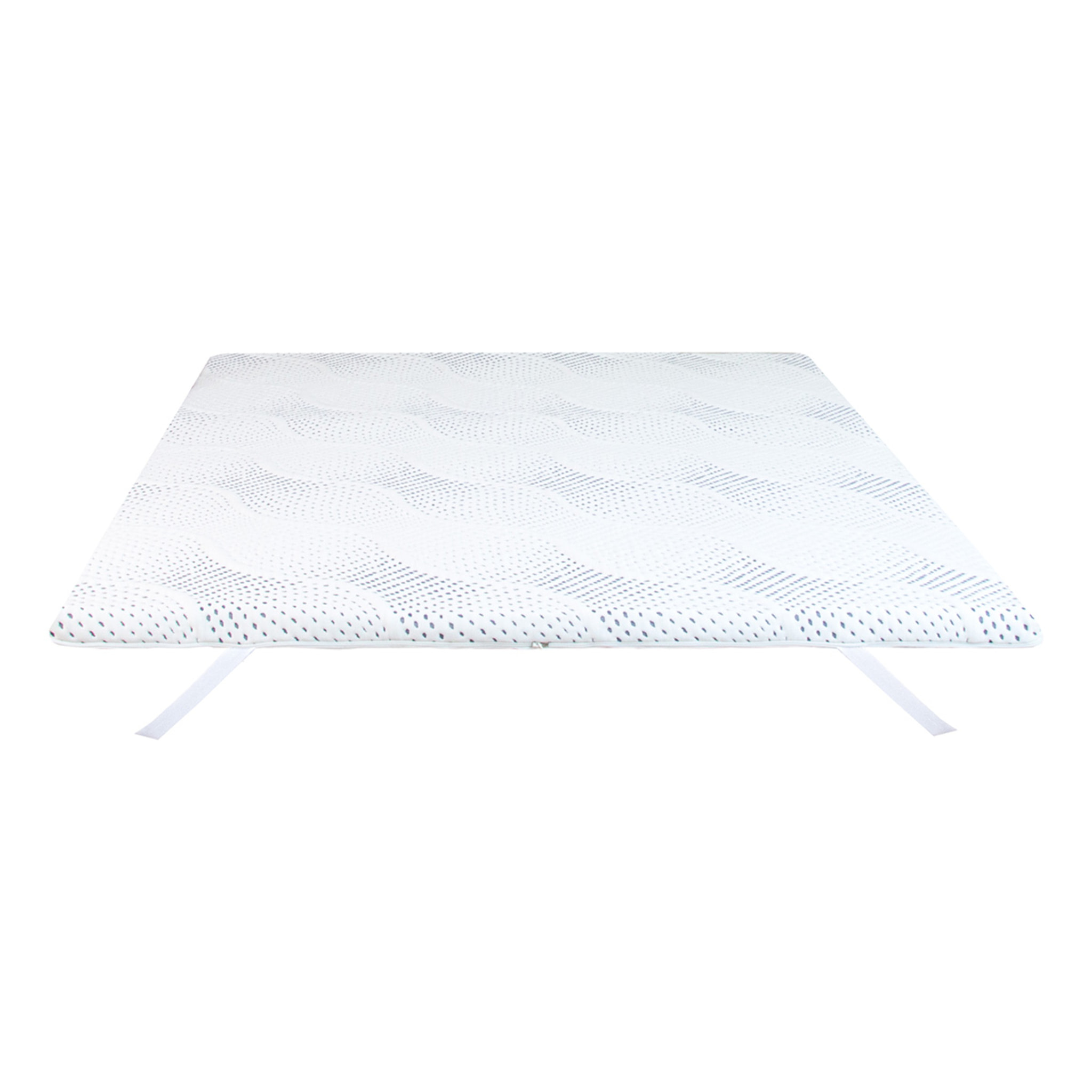 Surmatelas ViscoTouch, 5 cm, Mémoire de Forme et Gel Rafraîchissant, Très Bonne Indépendance de Couchage, Fabrication Française
