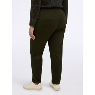 Fiorella Rubino - Pantalones Balloon de algodón - Verde militare