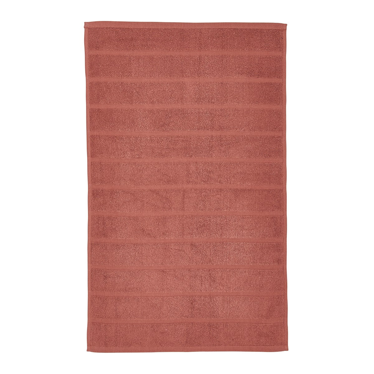 Tapis de bain uni ESSENTIAL rouge