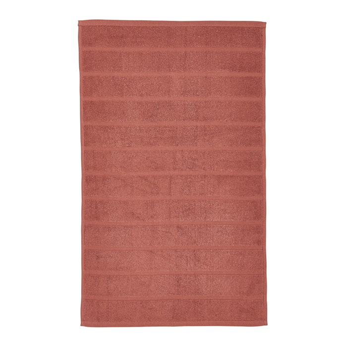 Tapis de bain uni ESSENTIAL rouge