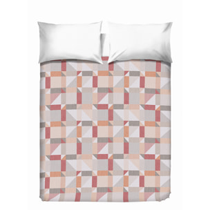 Copriletto di cotone atene arancio 100% cotone