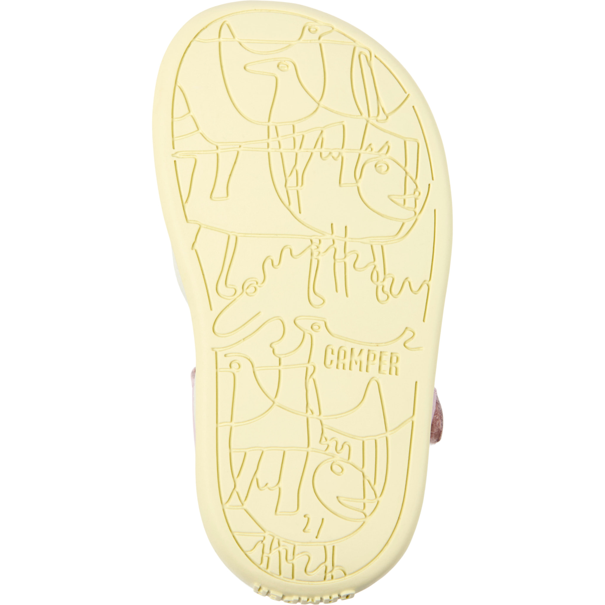 Sandalias - CAMPER Bicho FW Twins - Rosa - Cuero liso