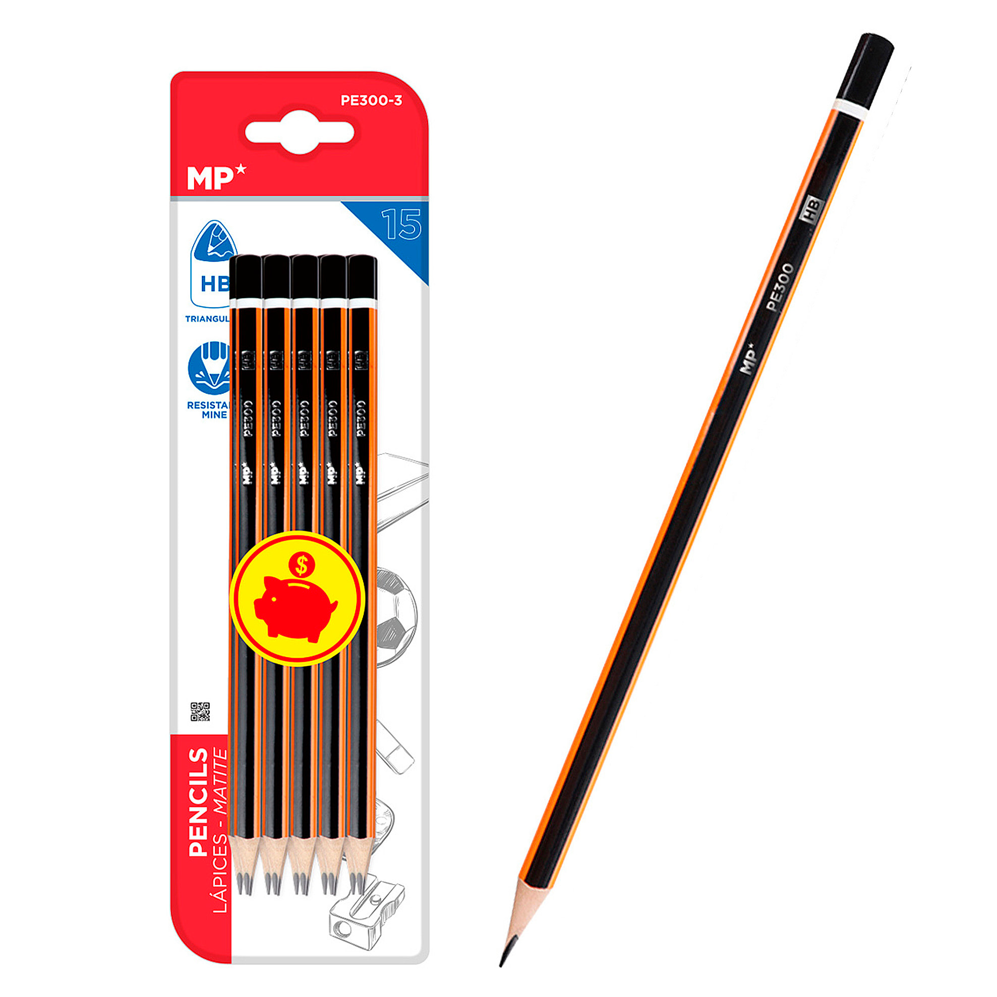 SET DI 15 PEZZI MATITE HB