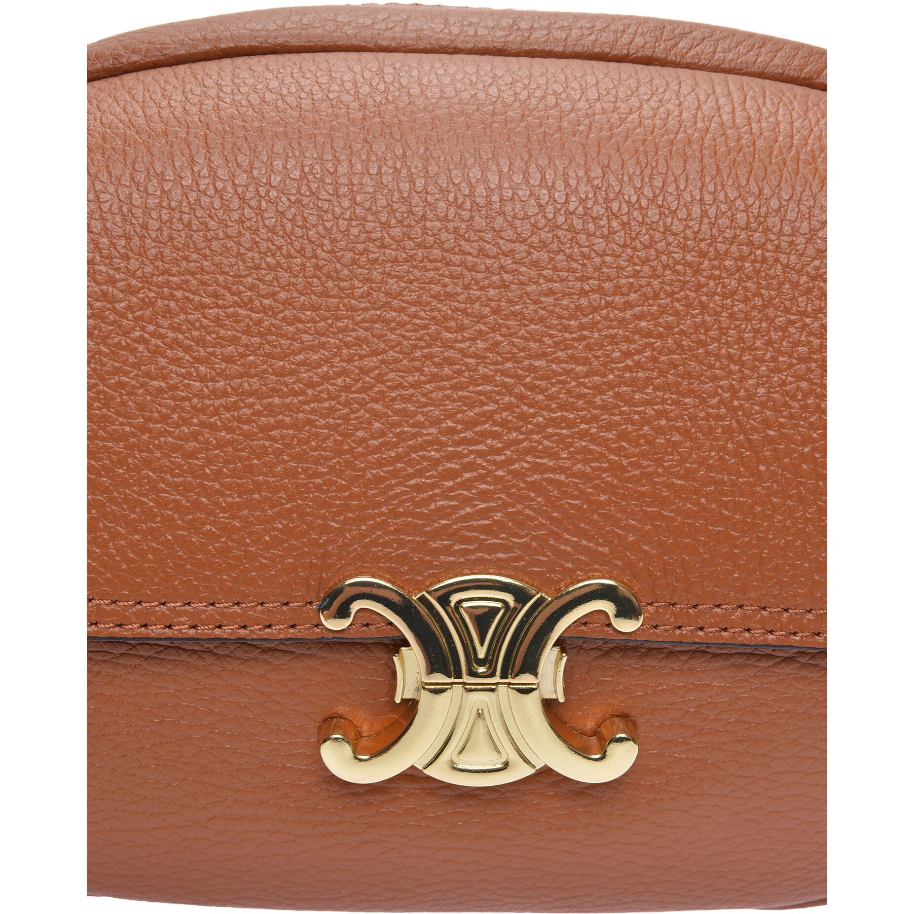 Borsa a spalla Anna Luchini Cammello