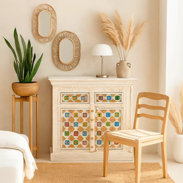 Buffet Bazar 2 portes 2 tiroirs Kare Design