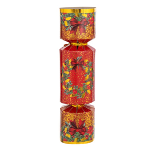 Lot de 6 crackers Couronne de Noël