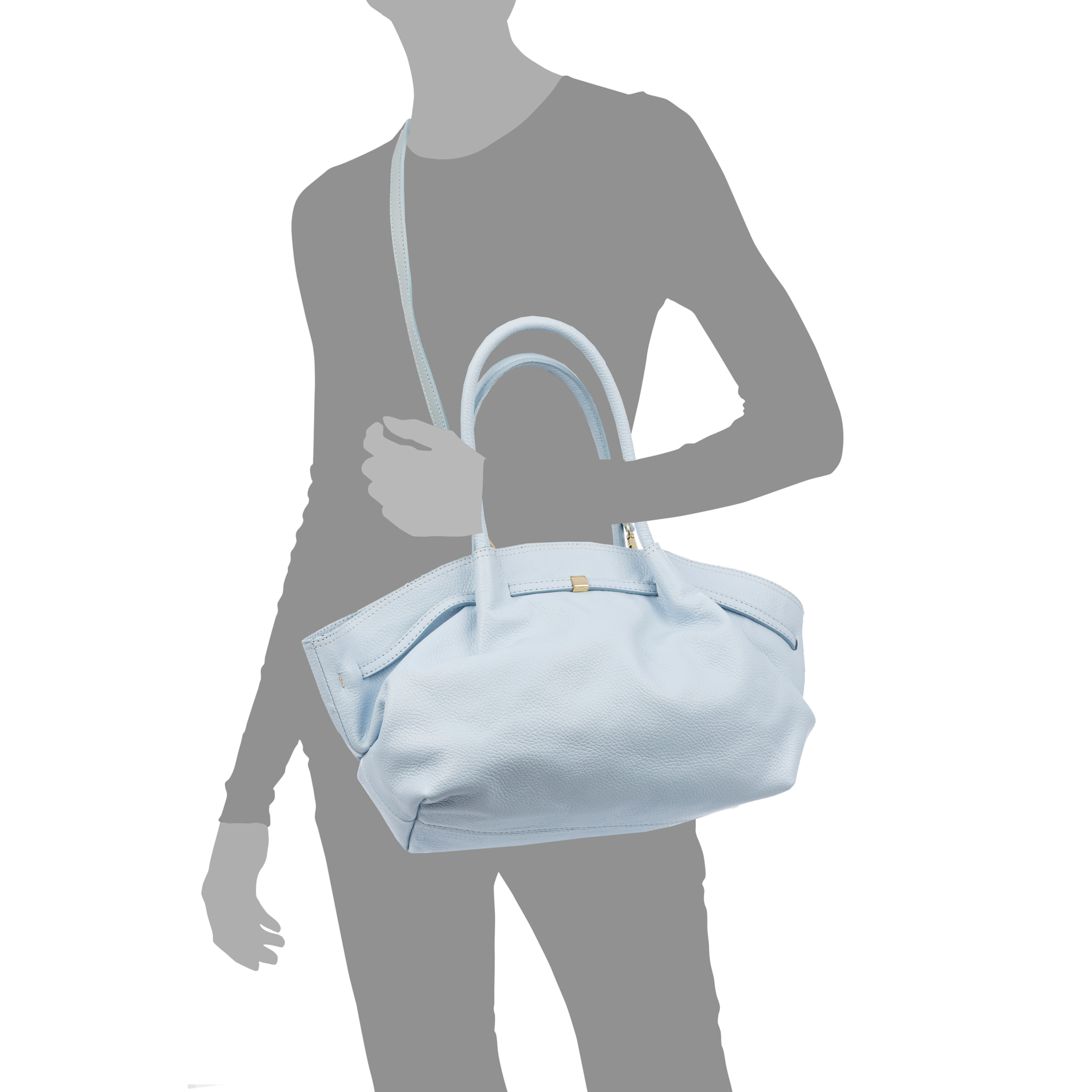 Bema Borsa Tote Donna. Vera Pelle Dollaro